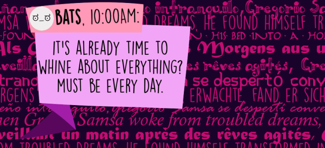 It's already time to whine about everything? Must be every day.